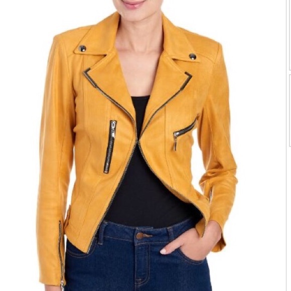 Lena Gabrielle Jackets & Blazers - Lena Gabrielle Moto Jacket with Zippers Size 8